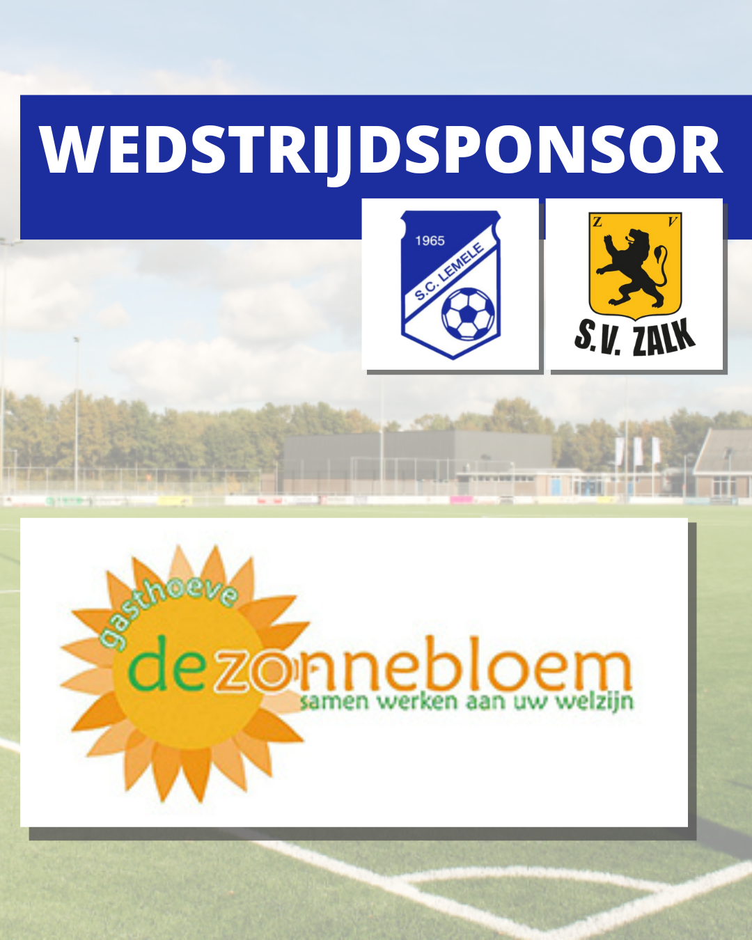 Wedstrijdsponsor 3 mei - Gasthoeve De Zonnebloem