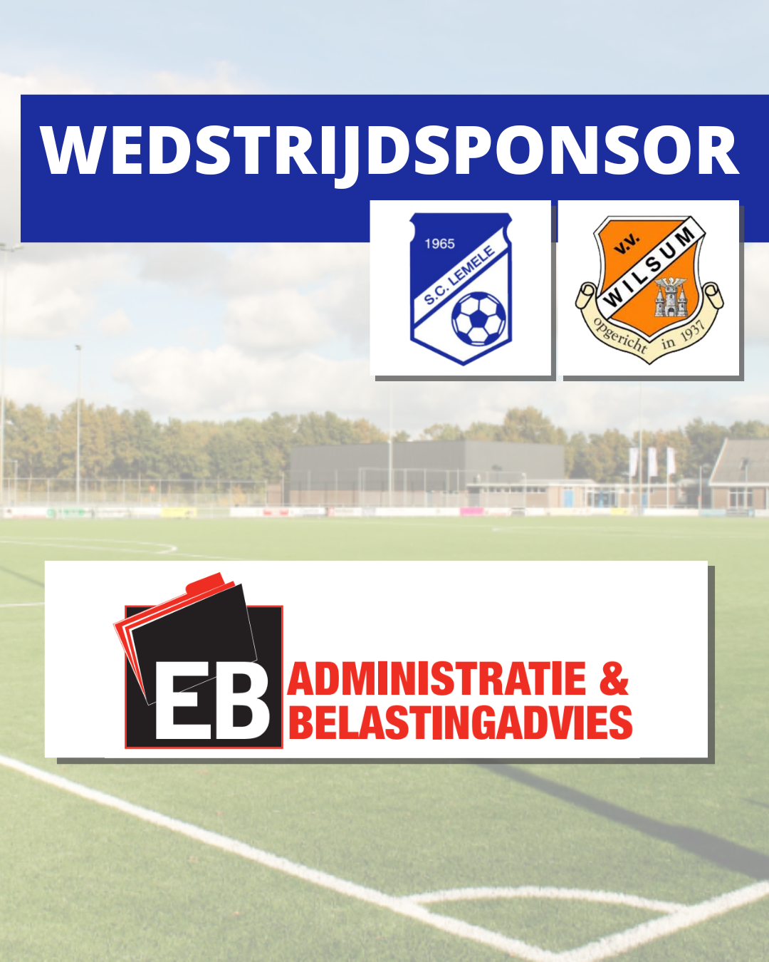 Wedstrijdsponsor 7 februari - EB Administratie & Belastingadvies