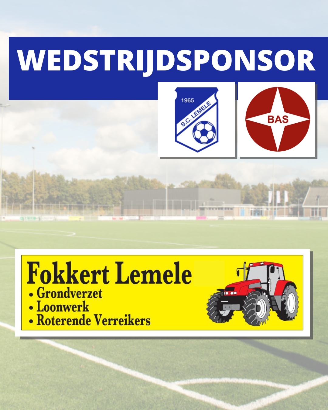 Wedstrijdsponsor 11 april - Fokkert Lemele