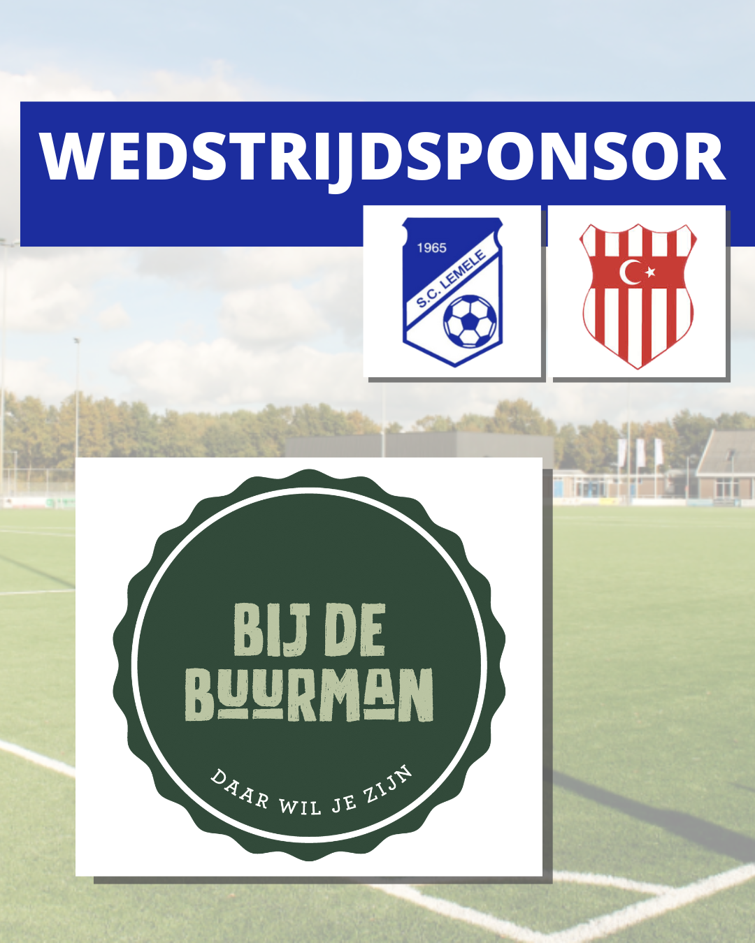 Wedstrijdsponsor 18 oktober - Bij de Buurman