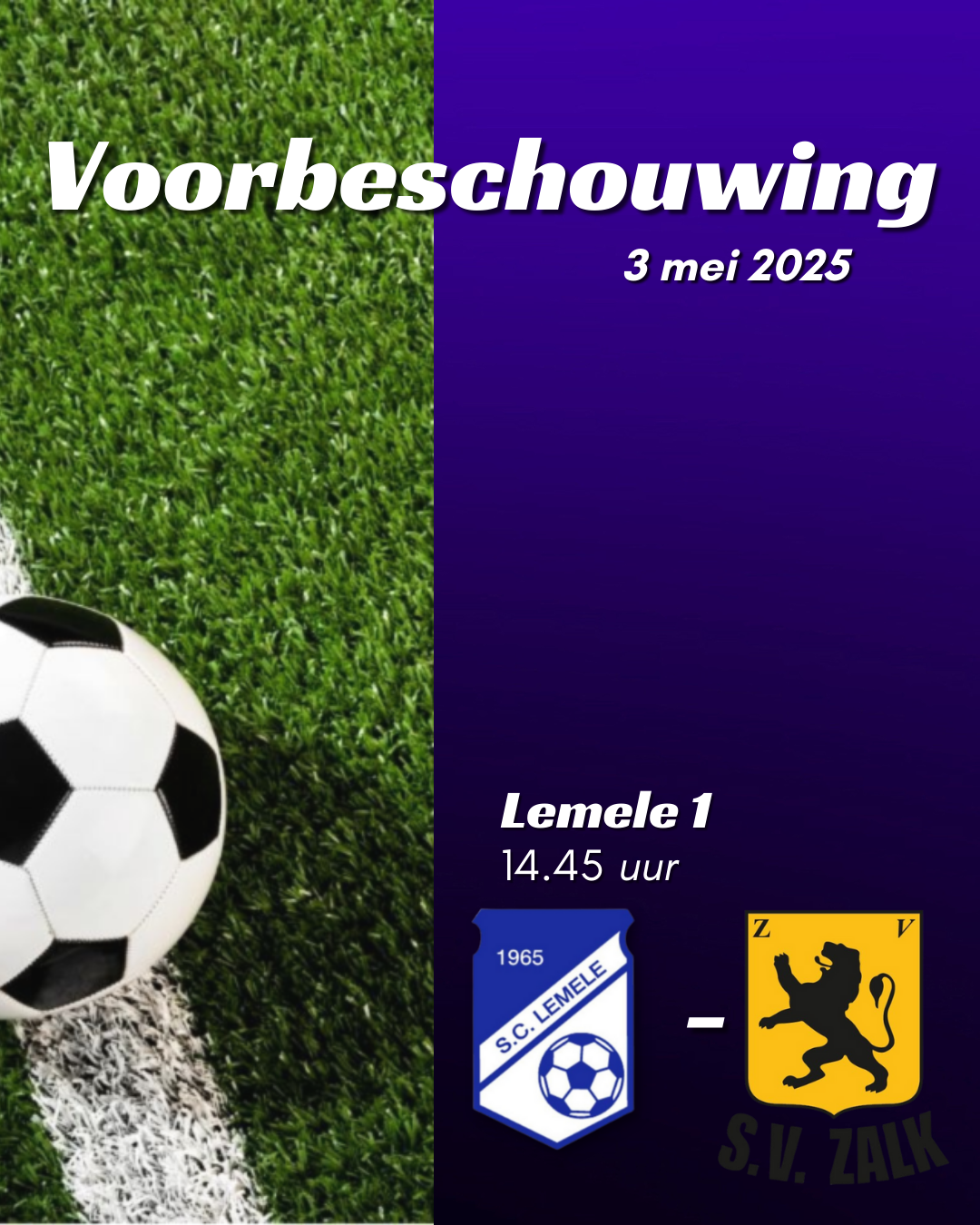 Voorbeschouwing SC Lemele - SV Zalk