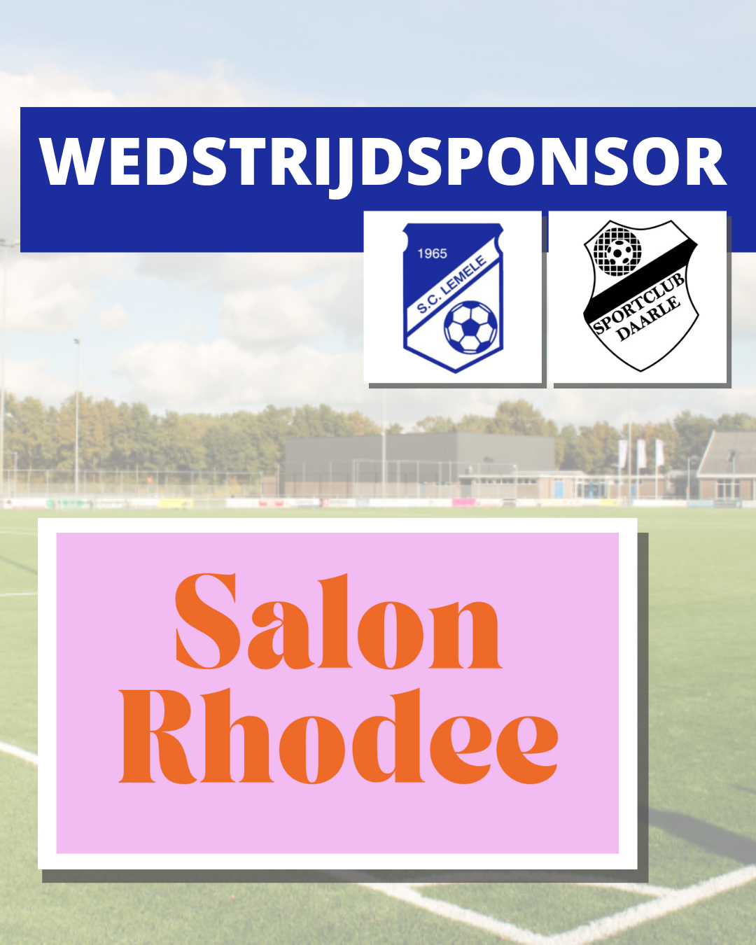 Wedstrijdsponsor 29 november - Salon Rhodee