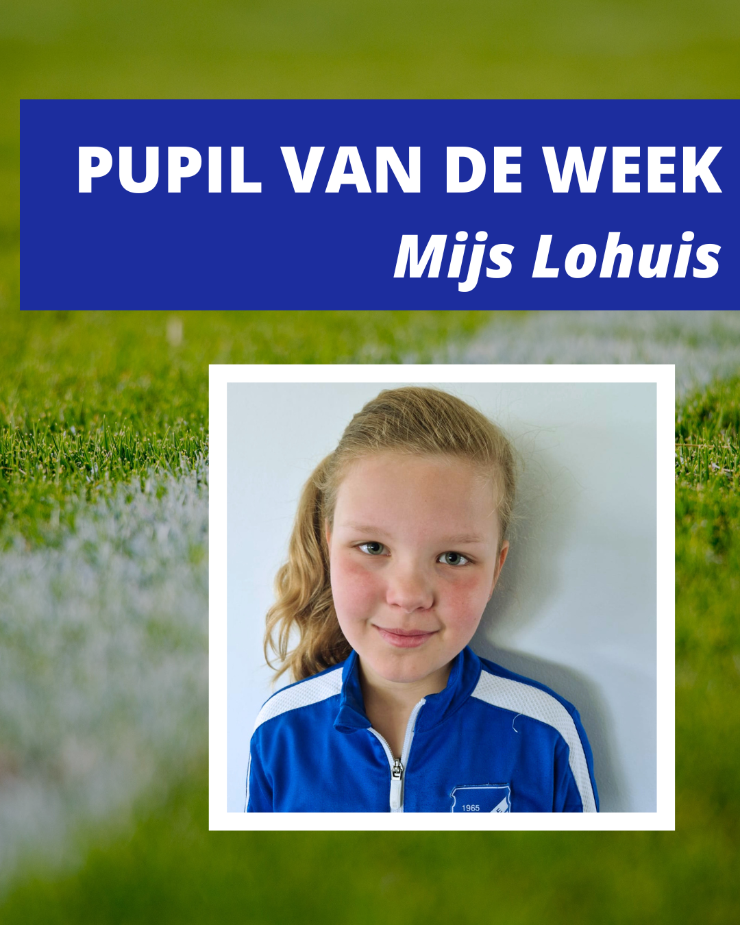 Pupil van de week - 18 april 2026