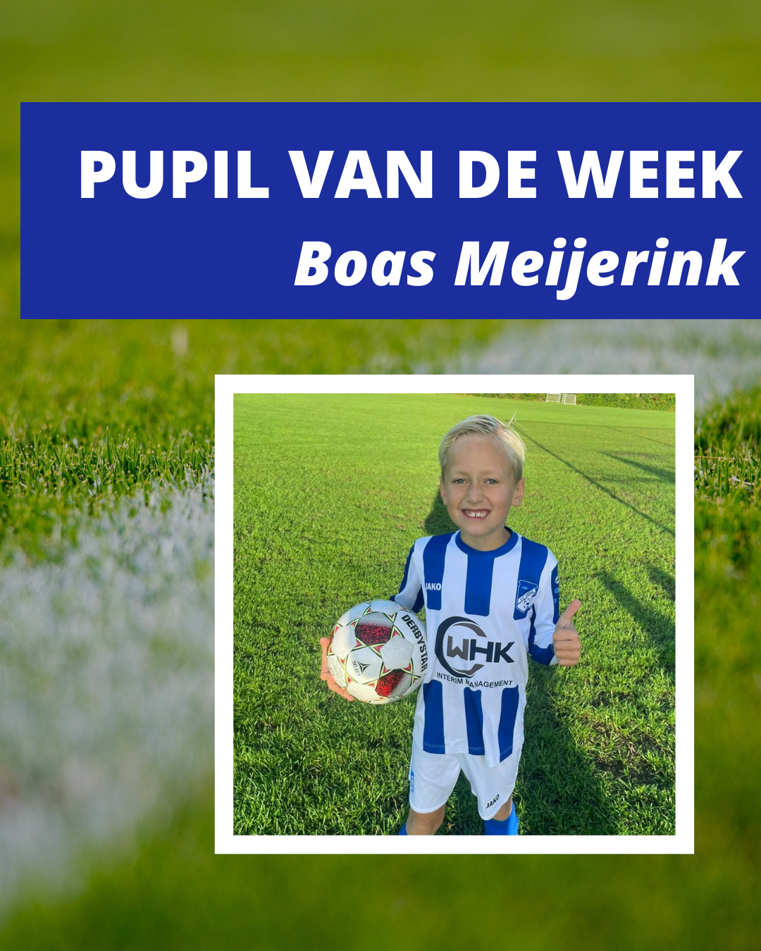 Pupil van de week - 26 september 2026