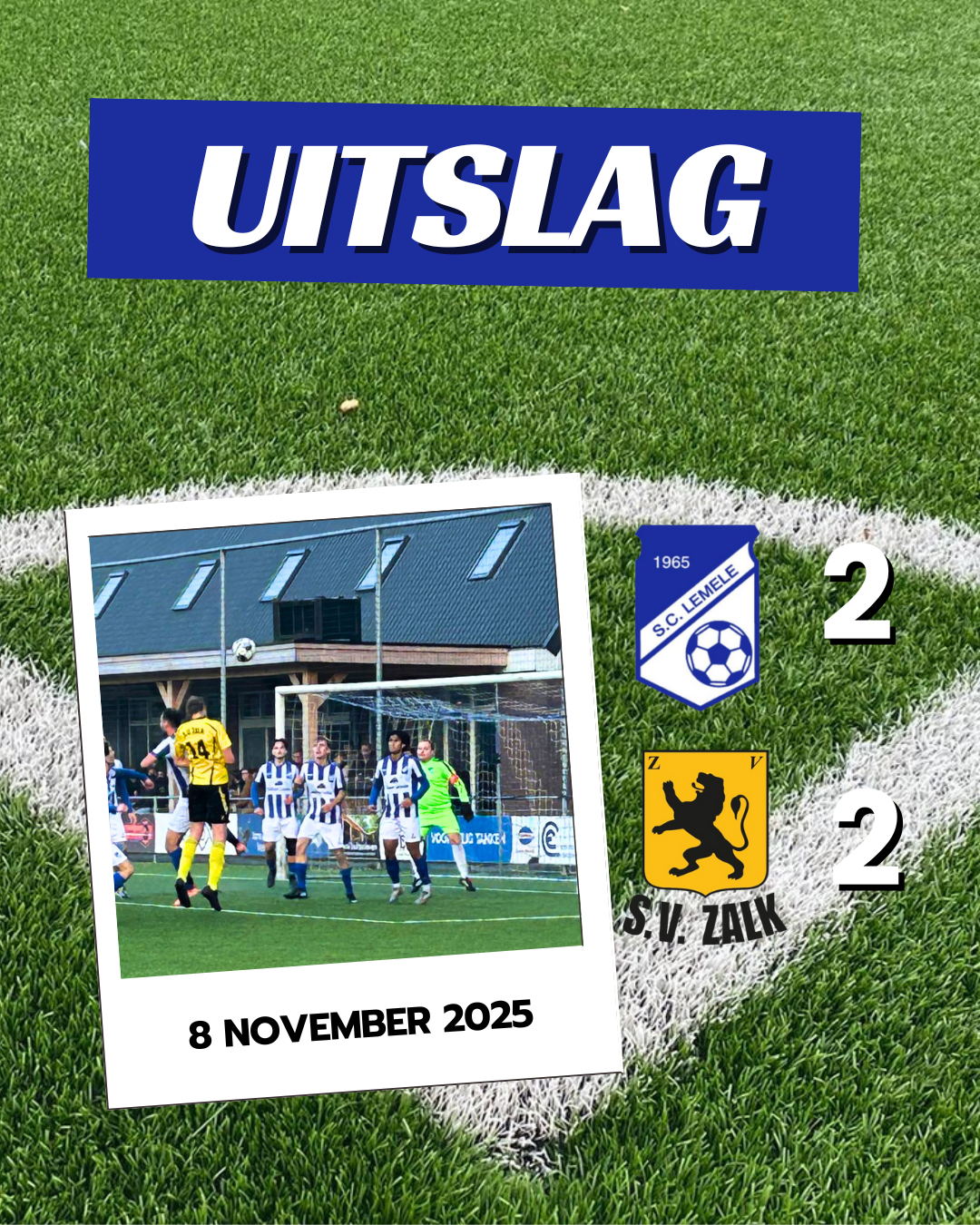 Lemele slaat wéér toe in slotseconden en redt een punt