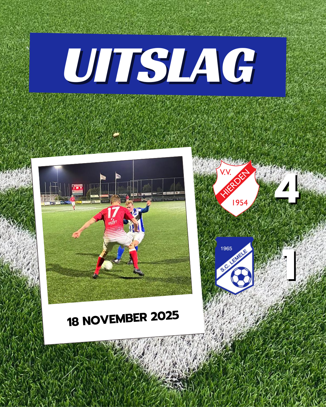 Lemele verlaat met opgeheven hoofd het bekeravontuur